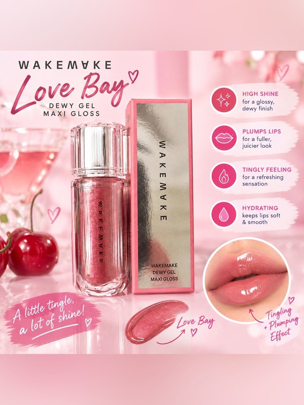 Wakemake Dewy Gem Maxi Gloss- Love Bay